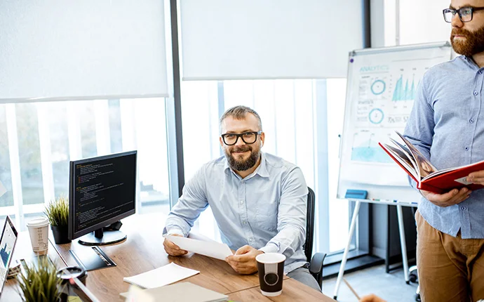 Zadowolony klient bezskazy.org który otrzymał właśnie certyfikat podpisu kwalifikowanego